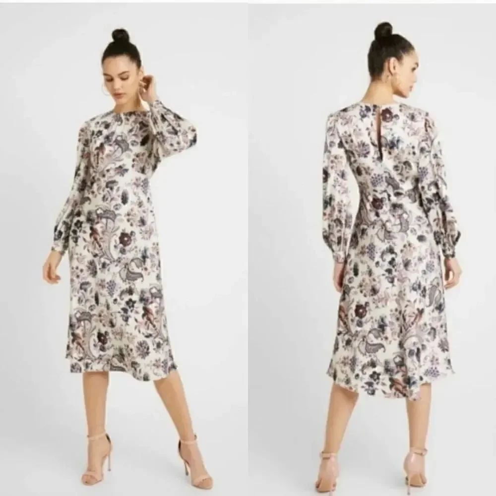NWOT Ever new Melbourne floral satin dress